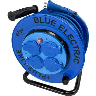 Blue Electric Cable drum +PlusLine - 25 M