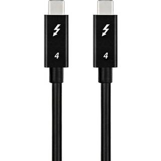 NÖRDIC 2m Thunderbolt4 USB-C kabel 40Gbps 100W gratis 8K video kompatibel med USB 4 og Thunderbolt 3