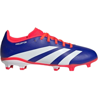 Predator League Firm Ground Kids støvler - Lucid Blue / Cloud White / Solar Red - 36