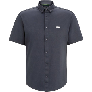 BOSS Green Herren Kurzarmhemd blau