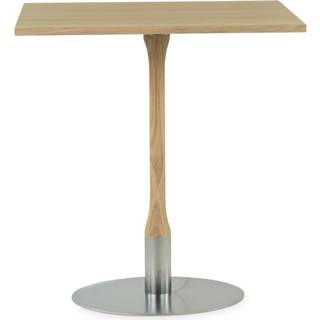 Mavis Rod Bord Hvid Pigmenteret 70x70 Cm - Spisebord & Barbord Eg Hvidpigmenteret Eg - 1309870