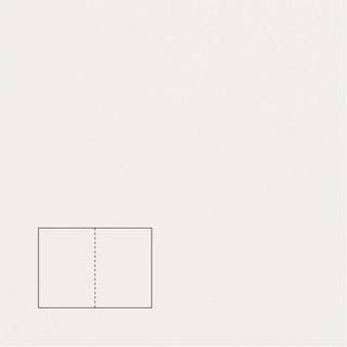 Klappkarte Essentials B6 5 Stück - Weiß