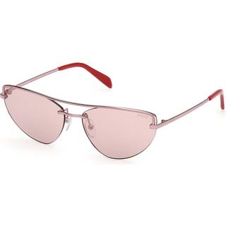 Emilio Pucci Kvinde EP0226 72U Solbriller Metal Rosa Rød Cat Eye Normal Spejl