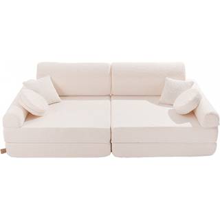 MeowBaby Boucle Premium Sofa, White