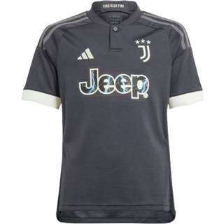 Juventus 23/24 Kids tredjetrøje - Carbon / Cream White - 140
