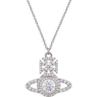 Vivienne Westwood Silver Crystal Norabelle Orb Necklace - Silver - 44cm