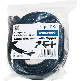 LogiLink FlexWrap Zipper - 2 meter