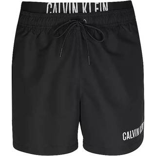 Double Waistband Swim Shorts - Intense Power - Black - XL