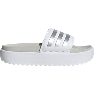 Adilette Platform sandaler - Cloud White / Zero Metalic / Grey One - 39