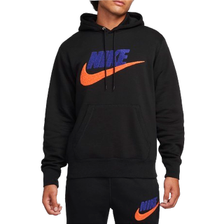 Nike Club Fleece-pullover-hættetrøje til mænd - sort - 3XL
