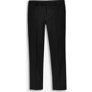 Next Black Tailored Fit Stretch Smart Trousers