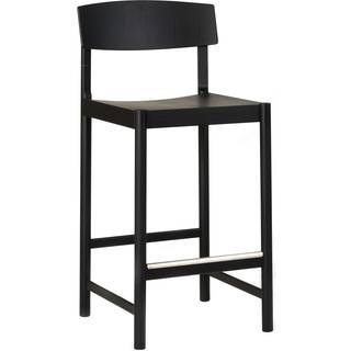 Mavis Rod Barstol 65 Cm bejset - Barstole Ask Sort - 1609D65