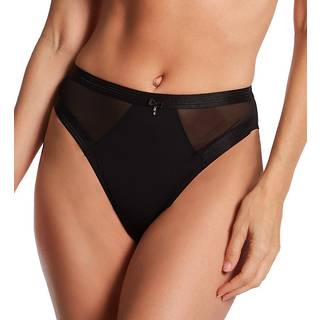 Pour Moi Pour Moi Black Viva Luxe High Leg Knickers