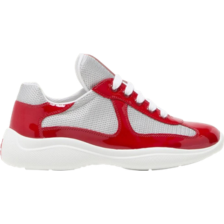 Prada America&#39;s Cup leather-trimmed sneakers - red - EU 41
