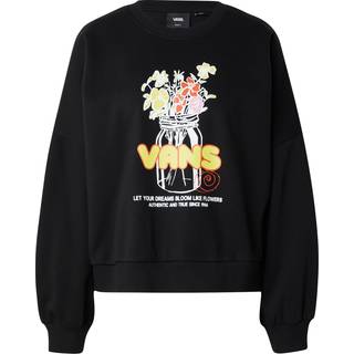 Vans - Boquet Loose Crew Sweatshirt, Woman, Black, Size: XS - Black - XS