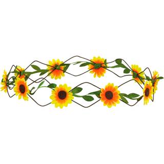 Gul blomsterkrans