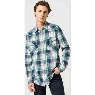 WESTERN_SHIRT GREEN_BLUE