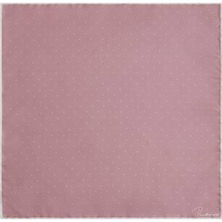 Reiss Reiss Pink Liam Polka Dot Silk Pocket Square