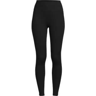 Casall Women's Multi Rib Seamless High Waist Tights Black, L