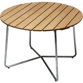 Grythyttan Stålmöbler Bord 9A Olieret eg/galvaniseret stål 100 cm