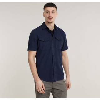 Marine Slim Shirt - Dark blue - Men
