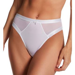 Pour Moi Pour Moi White Viva Luxe High Leg Knickers