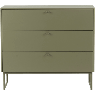Mavis Deus Kommode 3 Skuffer - Kommoder Mdf Olivengrøn - 1415OM