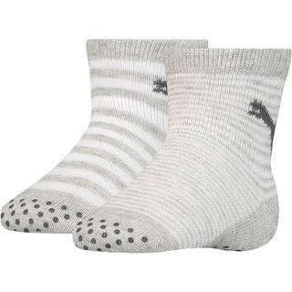 PUMA Baby Classic Socks 2 pack, Clothing, Grey Melange, 15-18