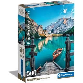 Clementoni puslespil 500 brikker - Braies-søen