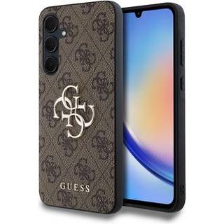 Samsung Galaxy A35 Guess 4G Big Metal Logo Hybrid Cover - Brun