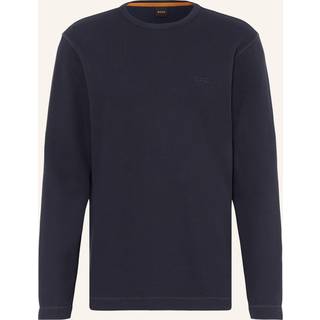 BOSS Orange Herren Longsleeve blau
