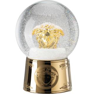 Rosenthal Decorative Objects - 'Golden Medusa' glass snow sphere, large in gold Porcelain, Glass