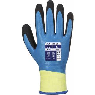 Aqua Pro skærefast handske - Blå/Sort (Størrelse: L)