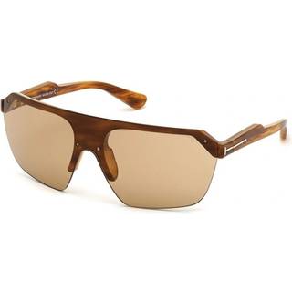 Tom Ford FT0797 RAZOR 55E 165 Solbriller Mænd Brun - Colorful Tortoise - 165mm