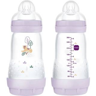 MAM Easy Start Anti-Colic Sutteflaske 260 ml, Lilla - 2 stk.
