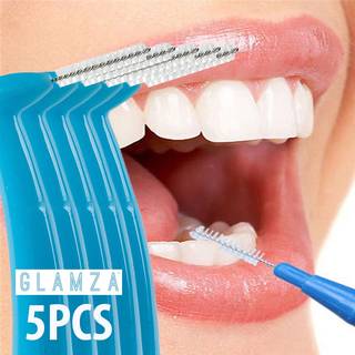 GLAMZA Mellemrumsbørster Vinklede 5 stk. 0.7 mm
