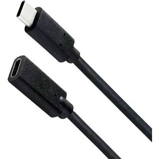 NÖRDIC 50 cm USB3.2 Gen2 USB-C forlængerkabel til 10Gbps 5A 100W Thunderbolt3