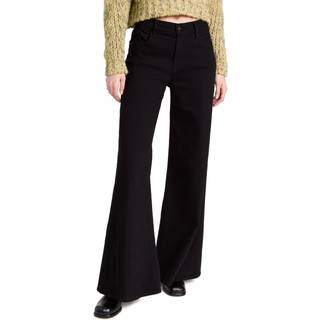 Frame Le Palazzo high-rise flared jeans - black - 24