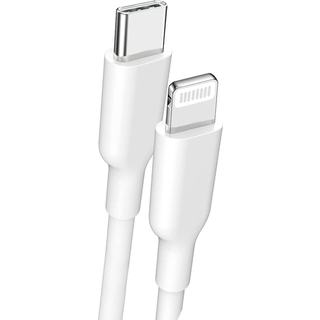 NÖRDIC Non MFI Lightning til USB C kabel til Iphone, Ipad og Ipod hvid 50cm