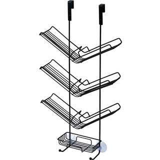 Showerdrape Showerdrape Black Atrium Shower Caddy