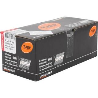 Tjep ringsøm varmgalv. GF 2,8x50 1200stk/pk fuldhoved 833050