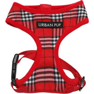Urban Pup Harness - Red Tartan / XS