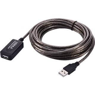 NÖRDIC USB 2.0 Active Extension Cable 10m USB aktiv udvidelse
