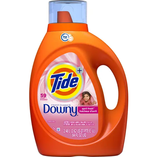 Tidevand plus et strejf af downy flydende vaskeri detergent april frisk 84 fl oz 59 belastninger han kompatibel
