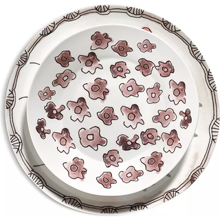 Serax Dark Viola Dyb Tallerken L - Dybe tallerkner Benporcelæn Rosa - B9223113-400