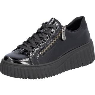 Patent sneaker i læder