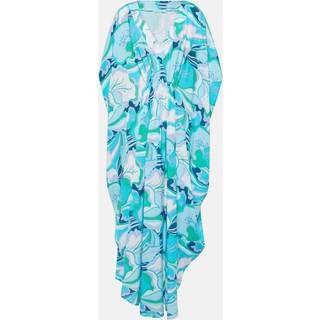Melissa Odabash Frederica floral kaftan - blue - One Size