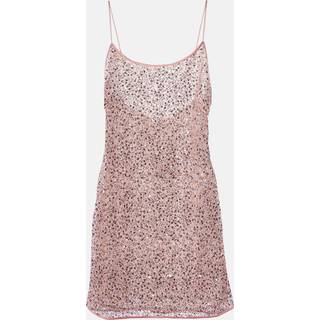 OsÃ©ree Netquins slip dress - pink - L