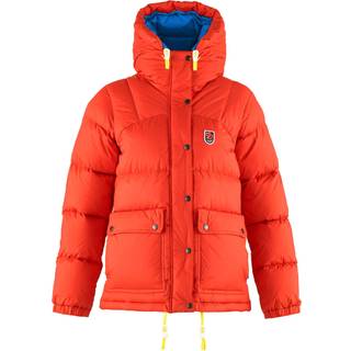 Fjällräven Women's Expedition Down Lite Jacket Flame Orange-Un Blue, L