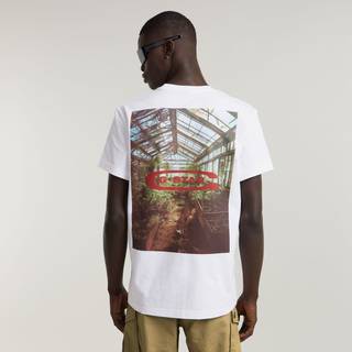 G-Star Photo Print T Shirt White